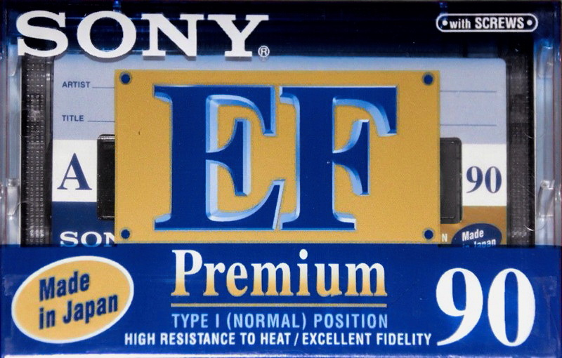 Compact Cassette: Sony  - EF Premium 90