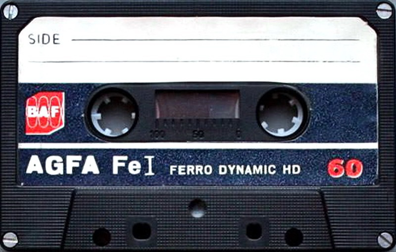 Compact Cassette BAF 60 "Ferro Dynamic HD" Type I Normal 1986 Germany