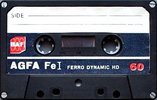 Compact Cassette BAF 60 "Ferro Dynamic HD" Type I Normal 1986 Germany