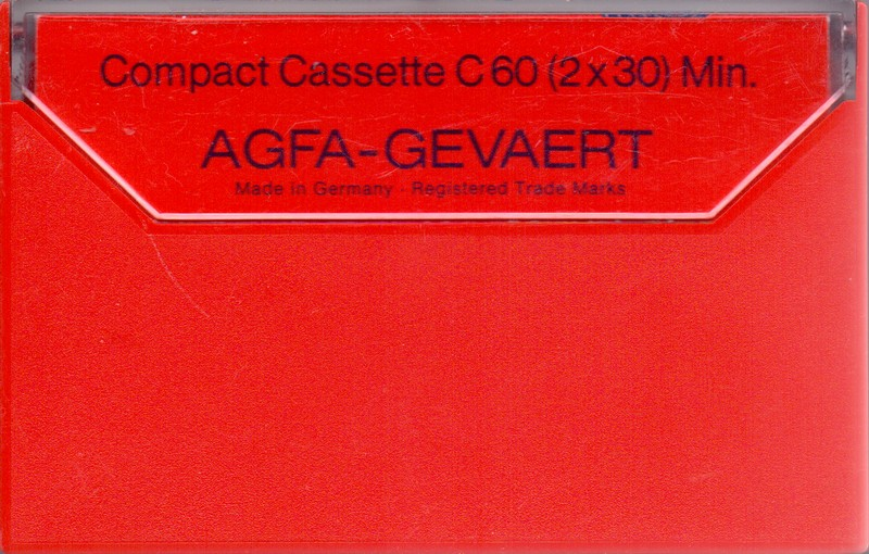 Compact Cassette AGFA 60 Type I Normal 1971 Germany