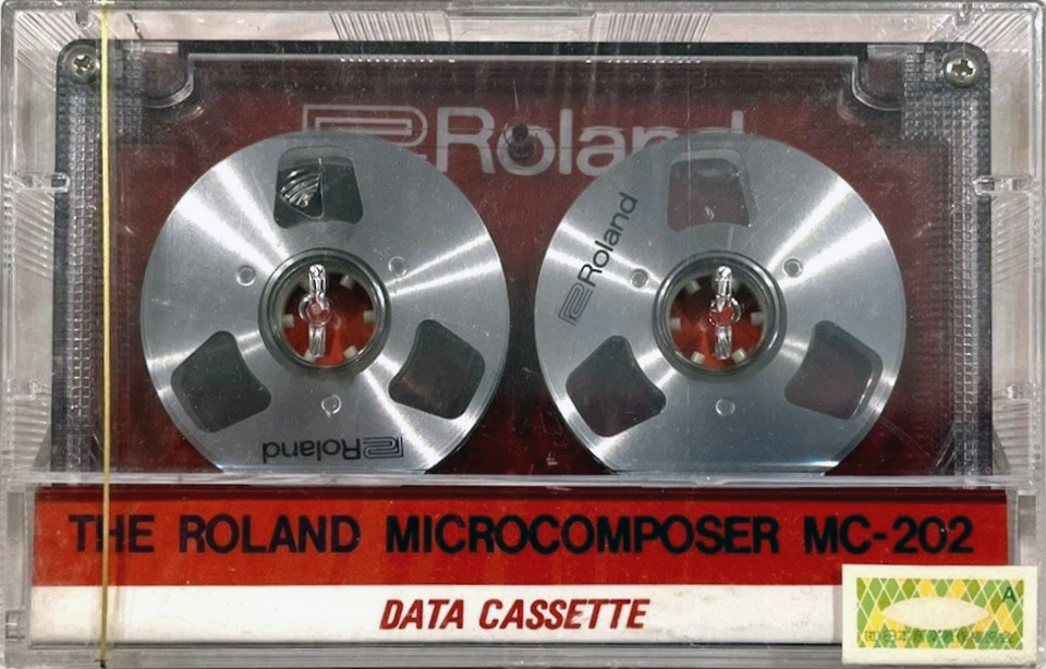 Compact Cassette Roland "Microcomposer MC-202 2" Computer Cassette 1983 Japan