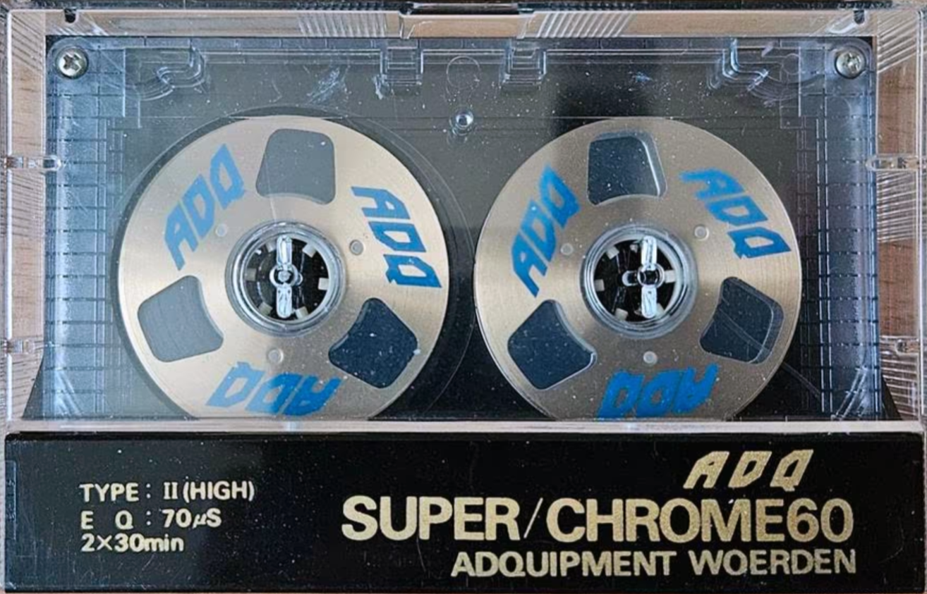 Compact Cassette ADQ 60 "Super Chrome" Type II Chrome Netherlands