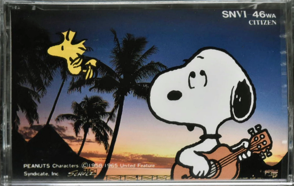 Compact Cassette Citizen Snoopy SN VI 46 "SNVI-46WA" Type I Normal 1985 Japan