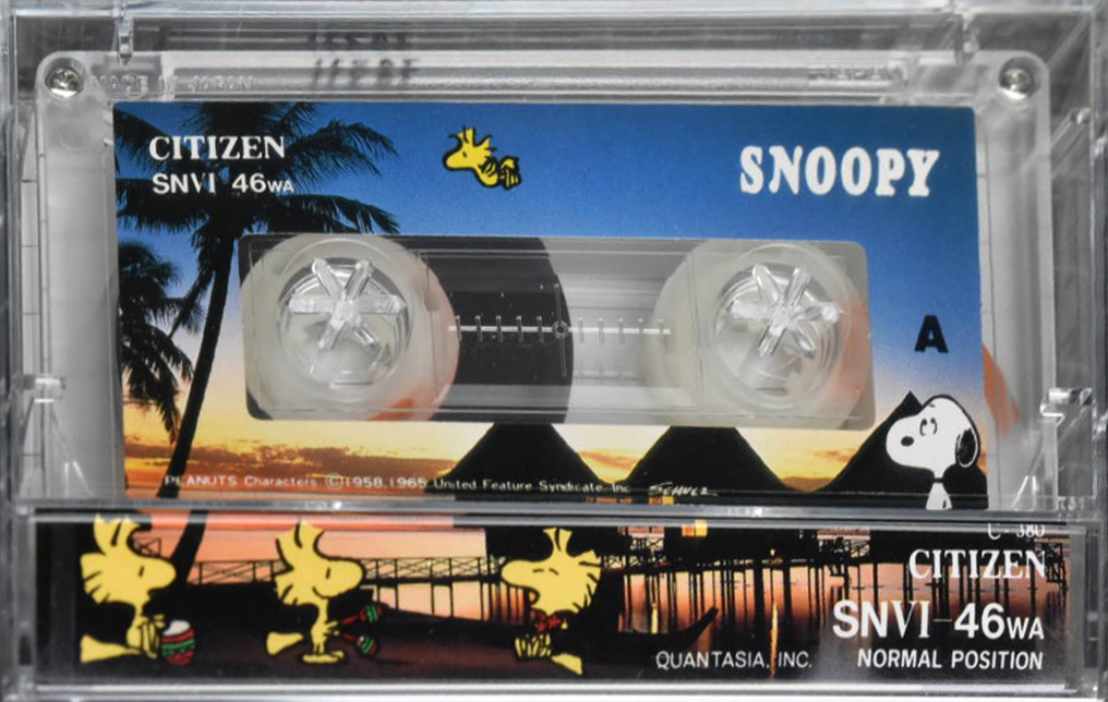 Compact Cassette Citizen Snoopy SN VI 46 "SNVI-46WA" Type I Normal 1985 Japan