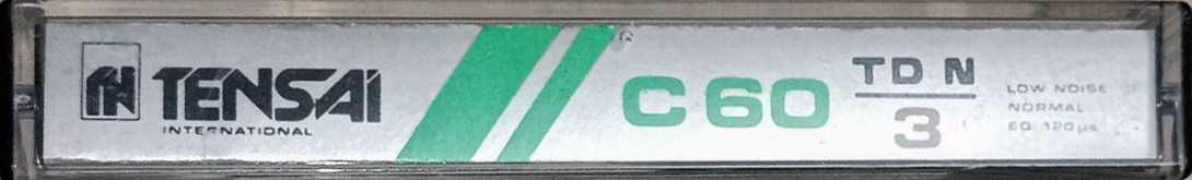 Compact Cassette Tensai TD N 3 60 Type I Normal 1981 Europe