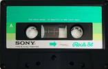 Compact Cassette Sony 84 "Rock 84" Type II Chrome 1981 Japan