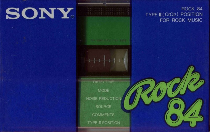 Compact Cassette: Sony  - Rock 84