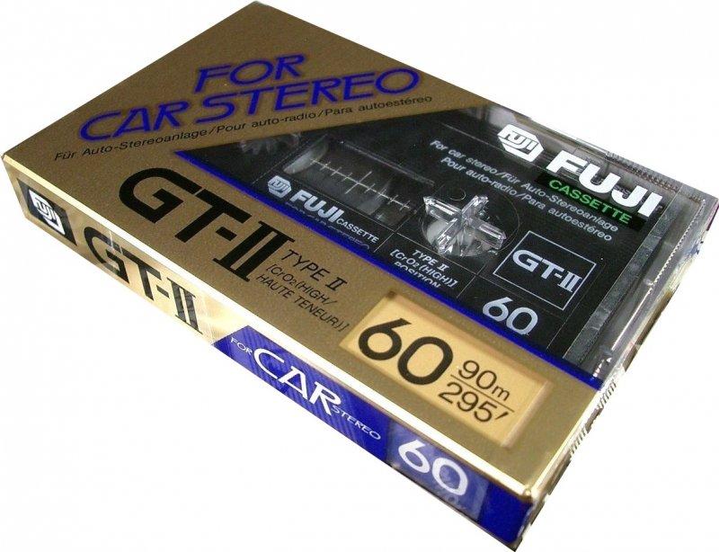Compact Cassette Fuji GT-II 60 Type II Chrome 1982 Europe