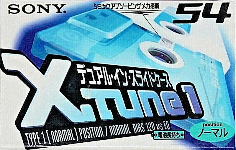 Compact Cassette Sony XI 54 "Xtune C-54X1E" Type I Normal 1998 Japan