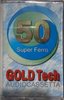 Compact Cassette Gold Tech SF 50 Type I Normal Italy