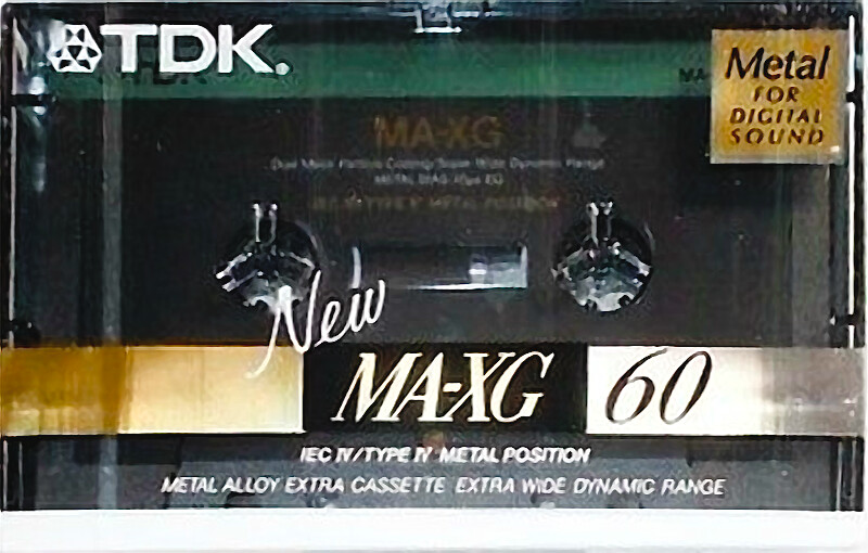 Compact Cassette: TDK  - MA-XG 60