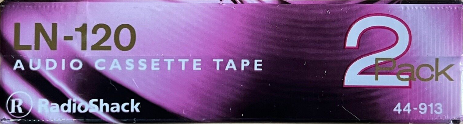 2 pack Radio Shack LN 120 Type I Normal 1997 USA