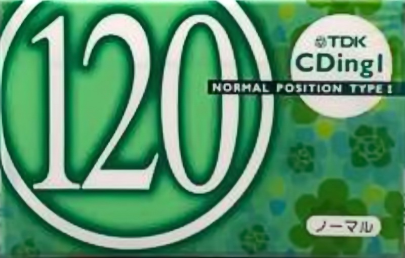 Compact Cassette TDK CDing 1 120 "CD1-120L" Type I Normal 2000 Japan