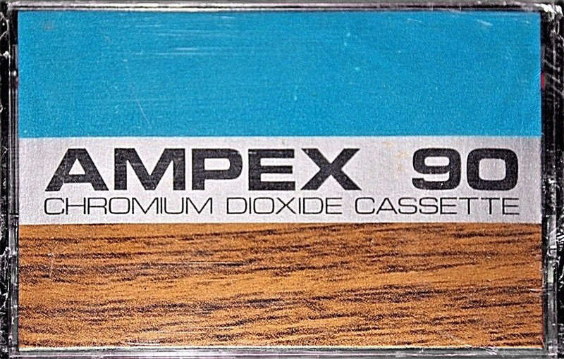 Compact Cassette Ampex 90 "363-C90" Type II Chrome 1972 USA