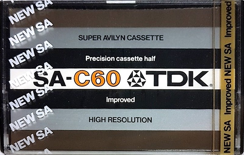 Compact Cassette TDK SA 60 Type II Chrome 1975 Japan