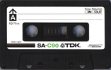 Compact Cassette TDK SA 60 Type II Chrome 1975 Japan
