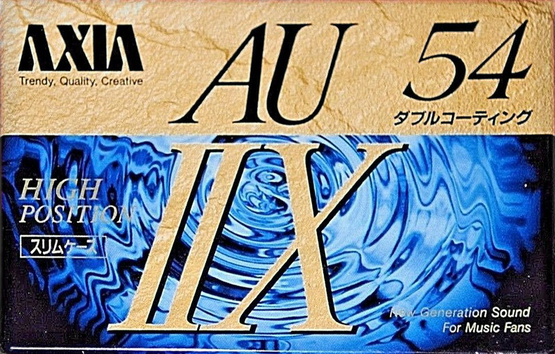 Compact Cassette: FUJI AXIA - AU-IIx 54