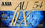 Compact Cassette AXIA AU-IIx 54 "AU2X A 54" Type II Chrome 1992 Japan