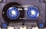 Compact Cassette Hitachi Wo/Mo 46 "MO46BL" Type I Normal 1985 Japan