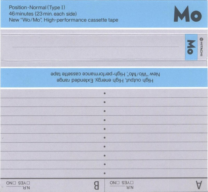 Compact Cassette: Maxell / Hitachi Hitachi - Wo/Mo 46