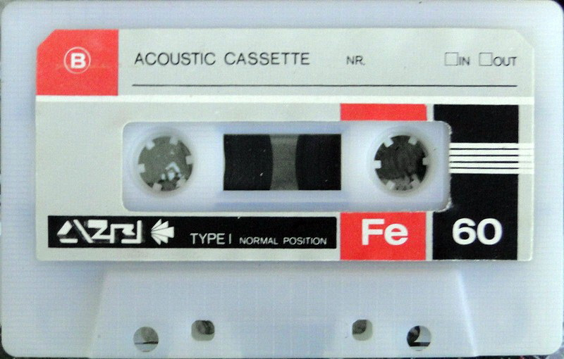 Compact Cassette Azbi 60 Type I Normal Hong Kong