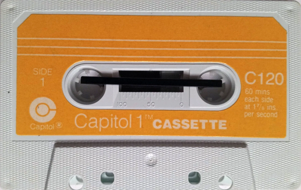 Compact Cassette Capitol 1 120 Type I Normal 1971 USA