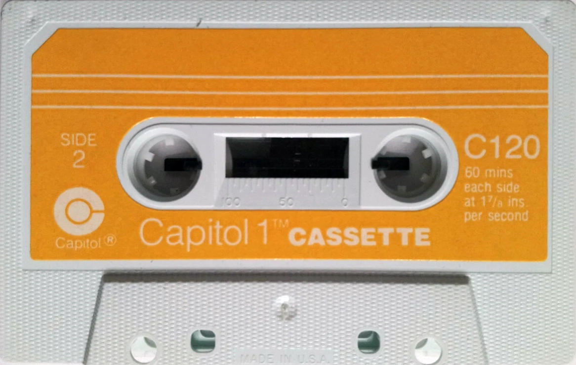 Compact Cassette Capitol 1 120 Type I Normal 1971 USA