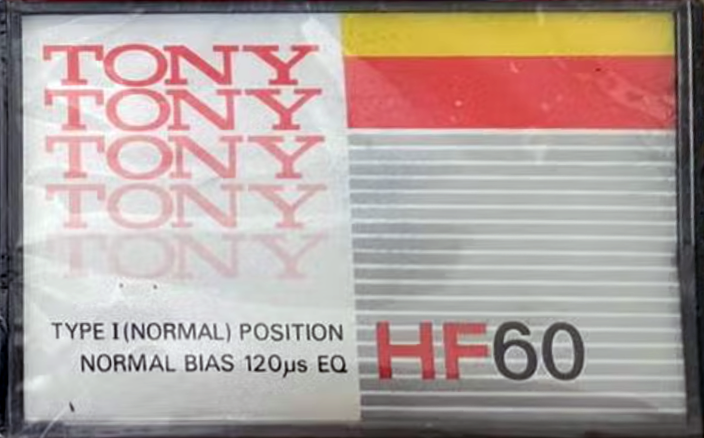 Compact Cassette Tony 60 "HF" Type I Normal Singapore