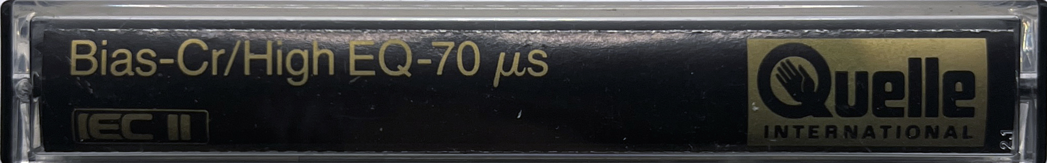 Compact Cassette Universum 60 Type II Chrome 1983 Europe