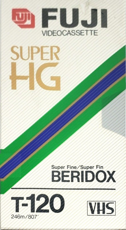 VHS, Video Home System Fuji SHG 120 "T-120 SHQ" Type I Normal Europe