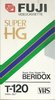 VHS, Video Home System Fuji SHG 120 "T-120 SHQ" Type I Normal Europe