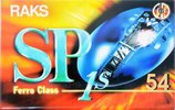 Compact Cassette RAKS SP 1s 54 Type I Normal 1998 Europe