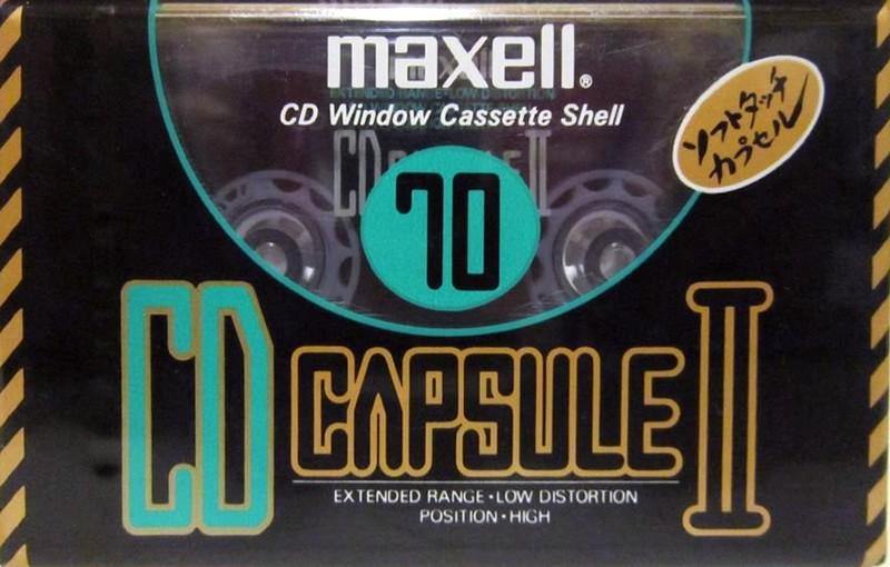 Compact Cassette Maxell CD Capsule II 70 "CDC-II 70" Type II Chrome 1990 Japan