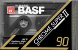 Compact Cassette BASF Chrome Super II 90 Type II Chrome 1991 Germany