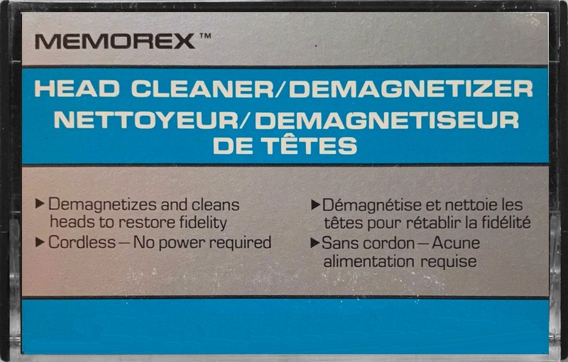Compact Cassette Memorex Head Demagnetiser USA