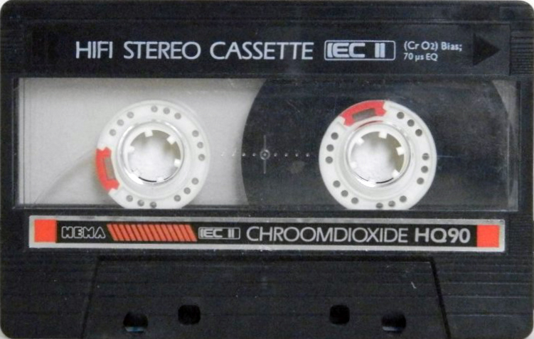 Compact Cassette Hema HQ 90 Type II Chrome 1990 Netherlands