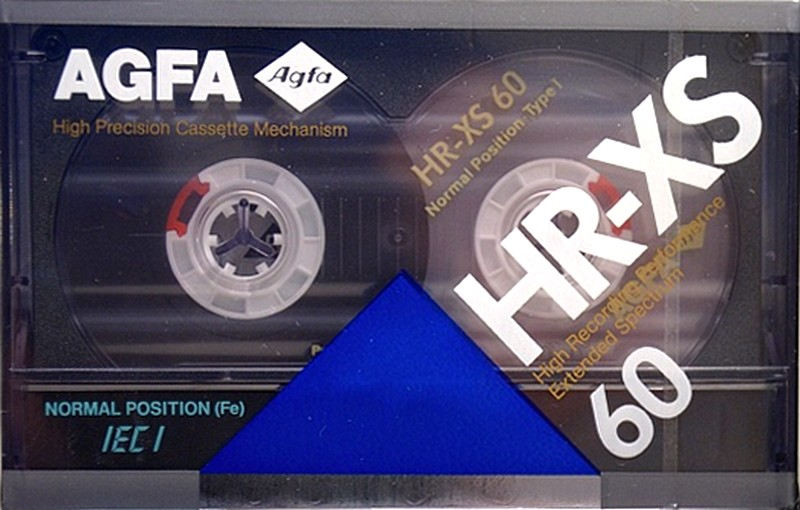 Compact Cassette AGFA HR-XS 60 Type I Normal 1989 Europe