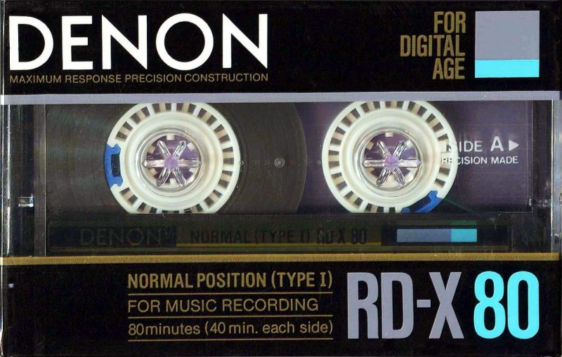 Compact Cassette: Nippon Columbia / Denon Denon - RD-X 80