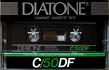 Compact Cassette Diatone DF 50 Type I Normal 1983 Japan