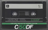 Compact Cassette Diatone DF 50 Type I Normal 1983 Japan