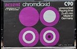 Compact Cassette Aczent 90 Type II Chrome 1978 Germany