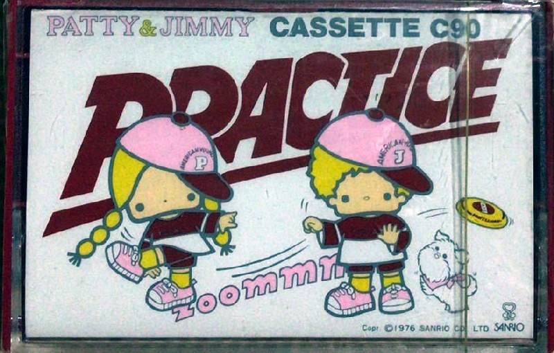 Compact Cassette TDK 90 "Patty and Jimmy Practice zoomm" Type I Normal 1985 Japan