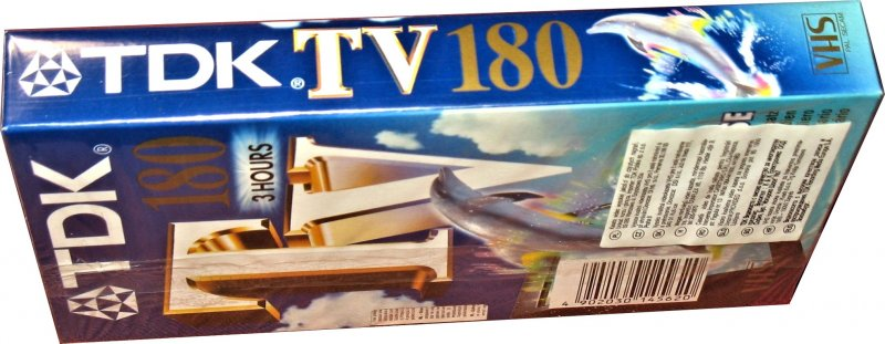 VHS, Video Home System: TDK  - TV 180