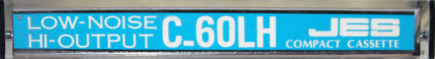 Compact Cassette JES 60 "LH" Type I Normal Japan