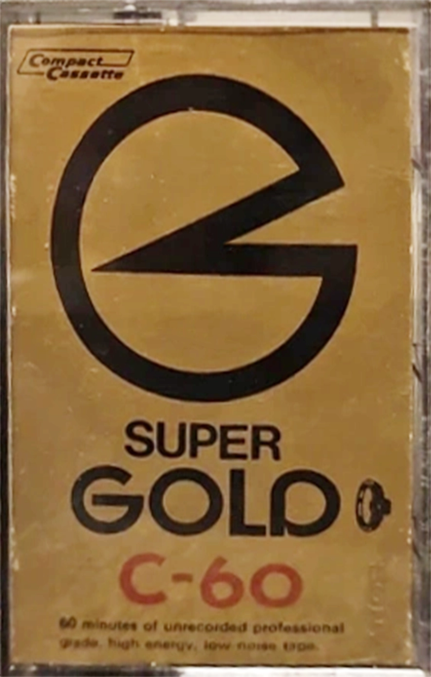 Compact Cassette Super Gold 60 Type I Normal Europe