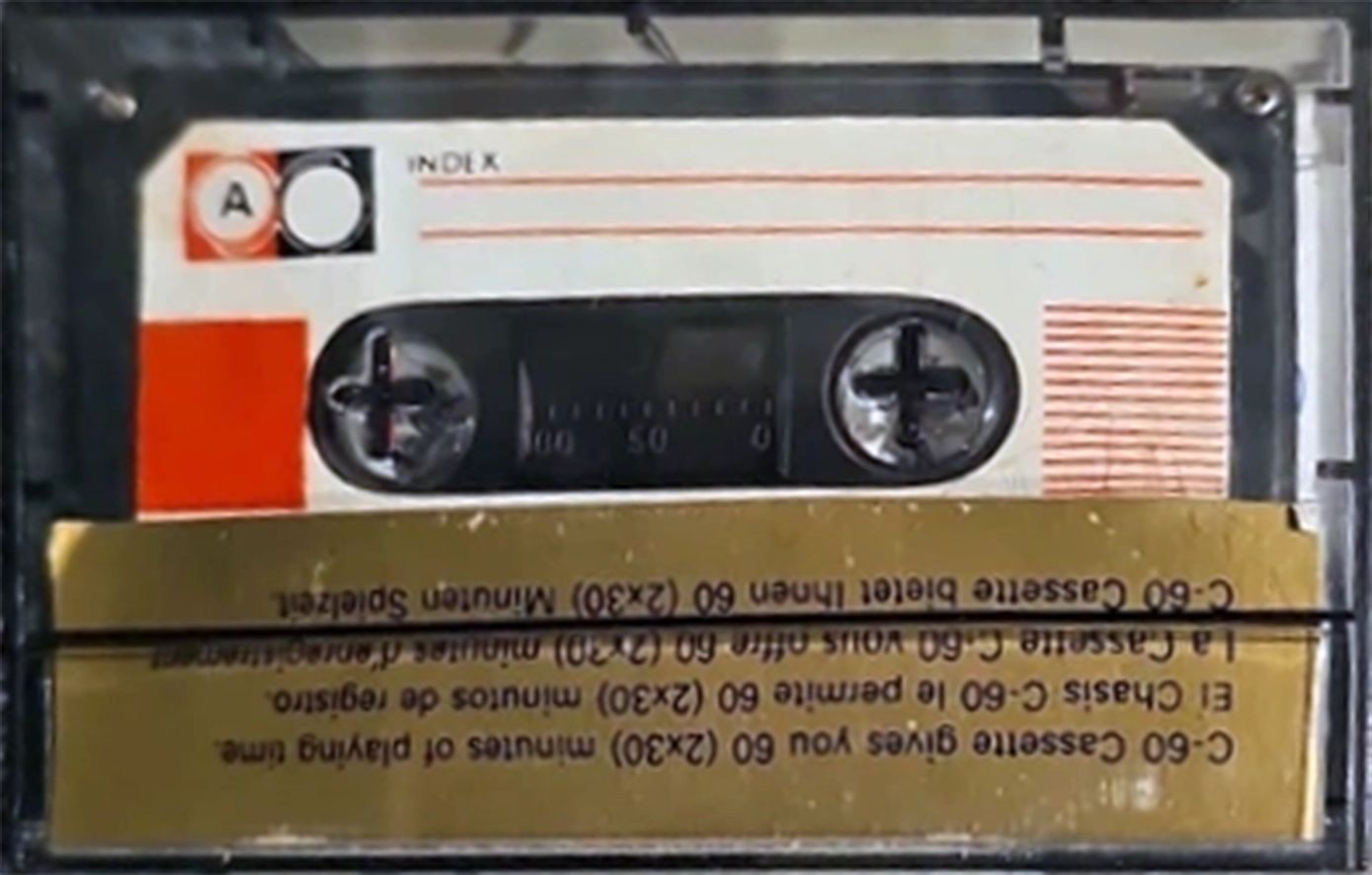 Compact Cassette Super Gold 60 Type I Normal Europe