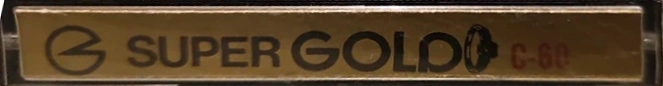 Compact Cassette Super Gold 60 Type I Normal Europe