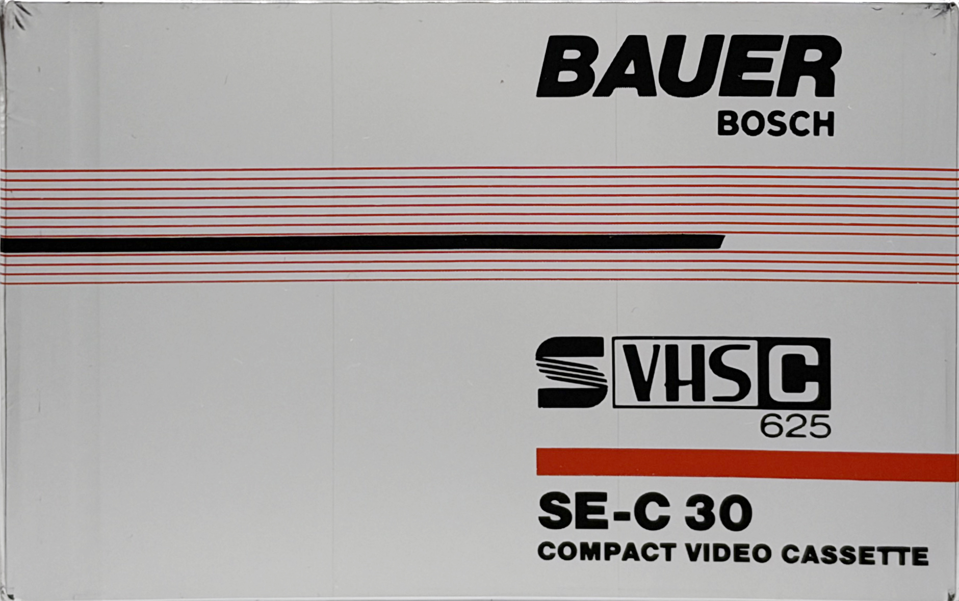 VHS-C (VHS Compact) Bauer 30 "625 SE-C" Type I Normal Germany
