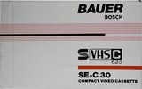 VHS-C (VHS Compact) Bauer 30 "625 SE-C" Type I Normal Germany