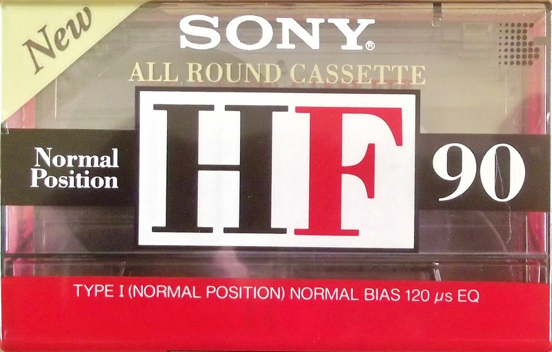 Compact Cassette Sony HF 90 Type I Normal 1993 Japan